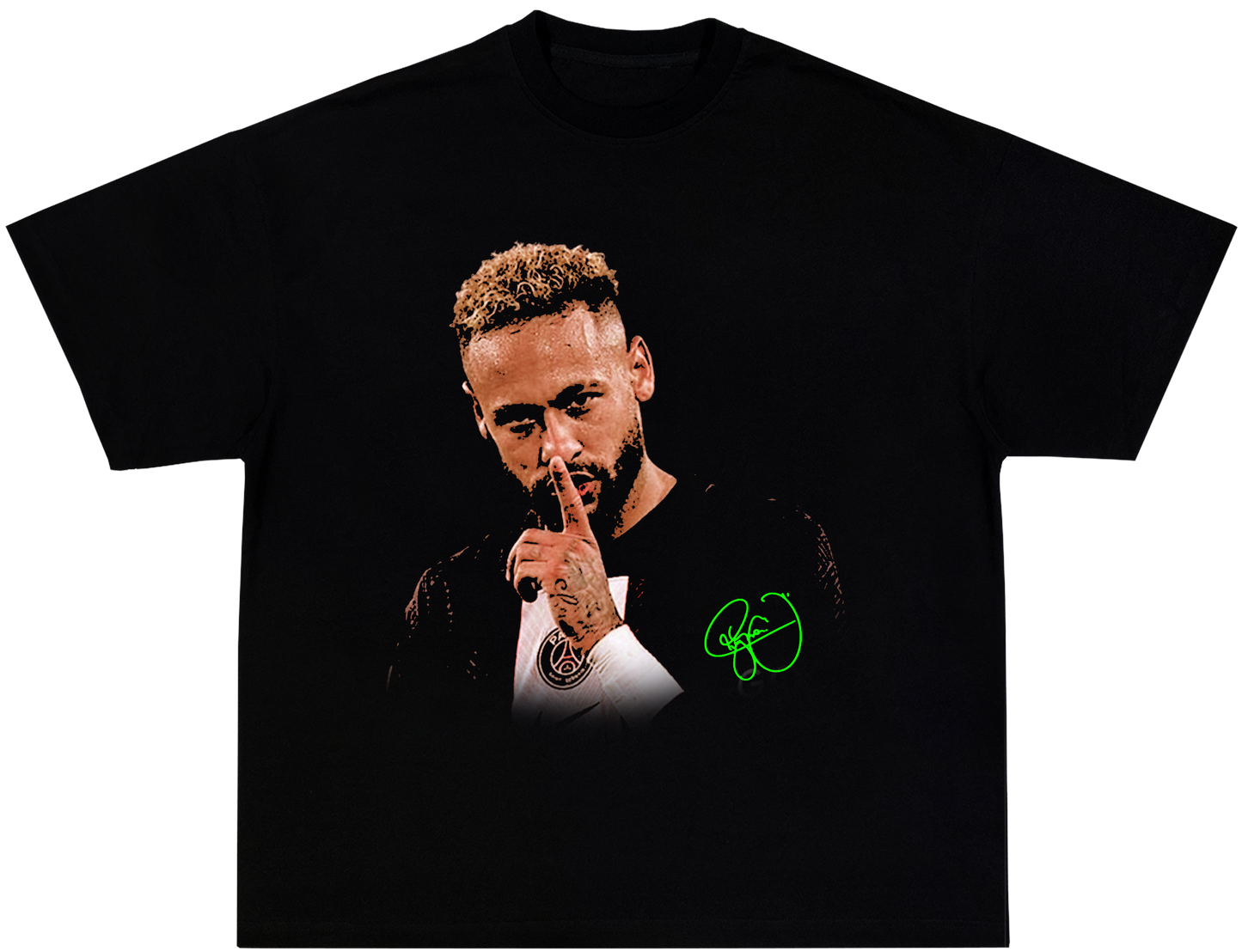 Neymar Jr Tee black - Organic Oversize Shirt