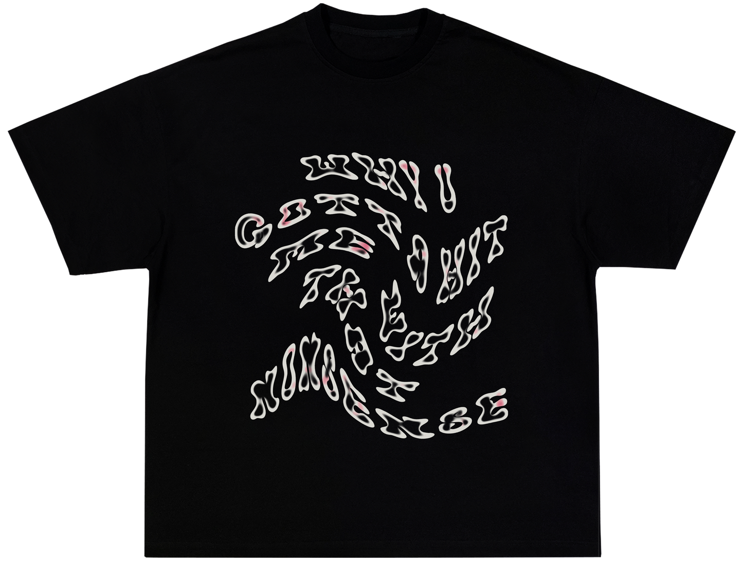 Nonsense Tee black - Organic Oversize Shirt