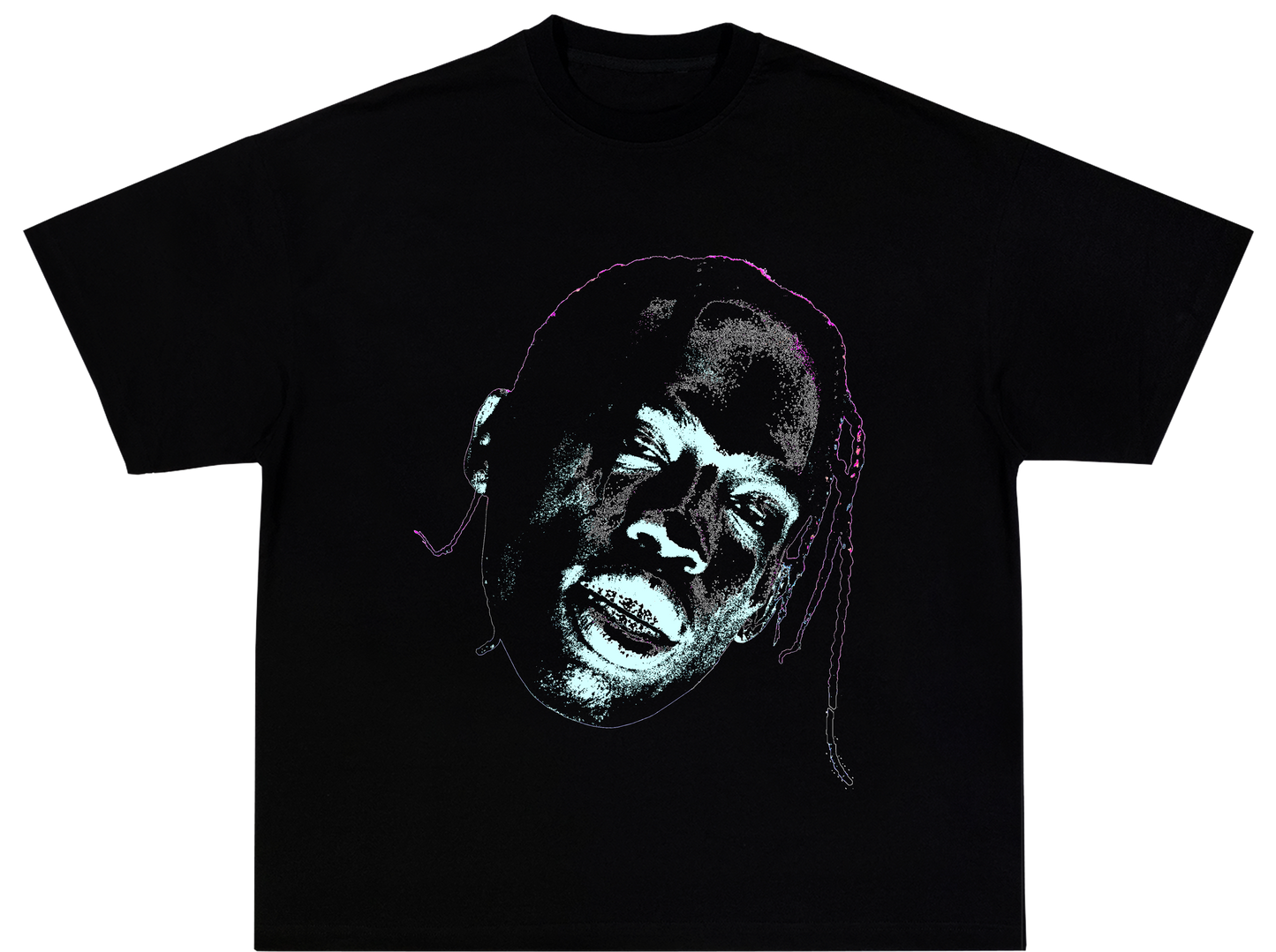 Travis Scott Tee black - Organic Oversize Shirt