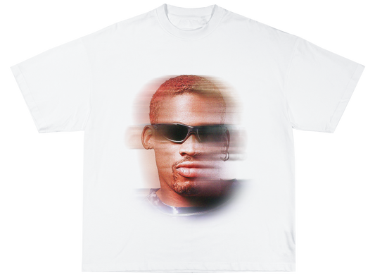 Dennis Rodman Tee white - Organic Oversize Shirt