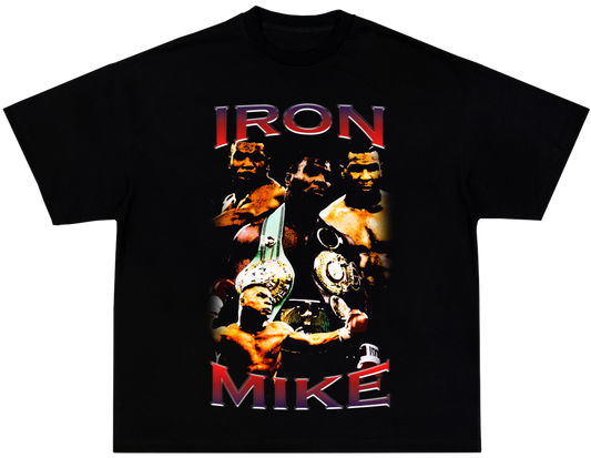 Iron Mike Tyson Tee black - Organic Oversize Shirt