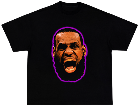 LeBron James Tee black- Organic Oversize Shirt