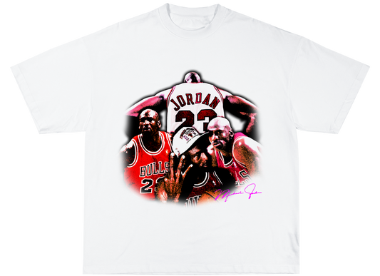 Michael Jordan Tee white - Organic Oversize Shirt