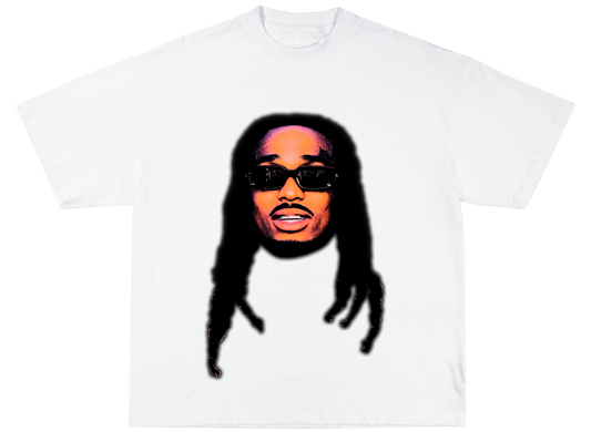 Quavo Tee white - Organic Oversize Shirt