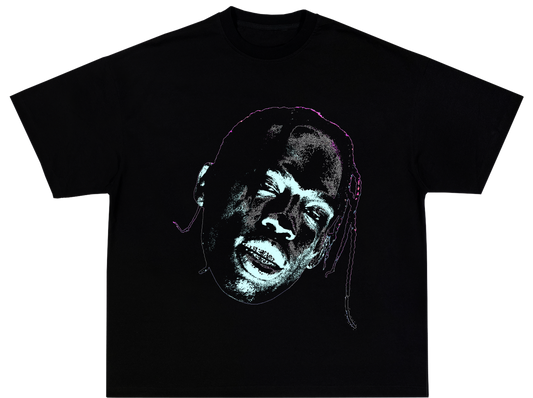 Travis Scott Tee black - Organic Oversize Shirt